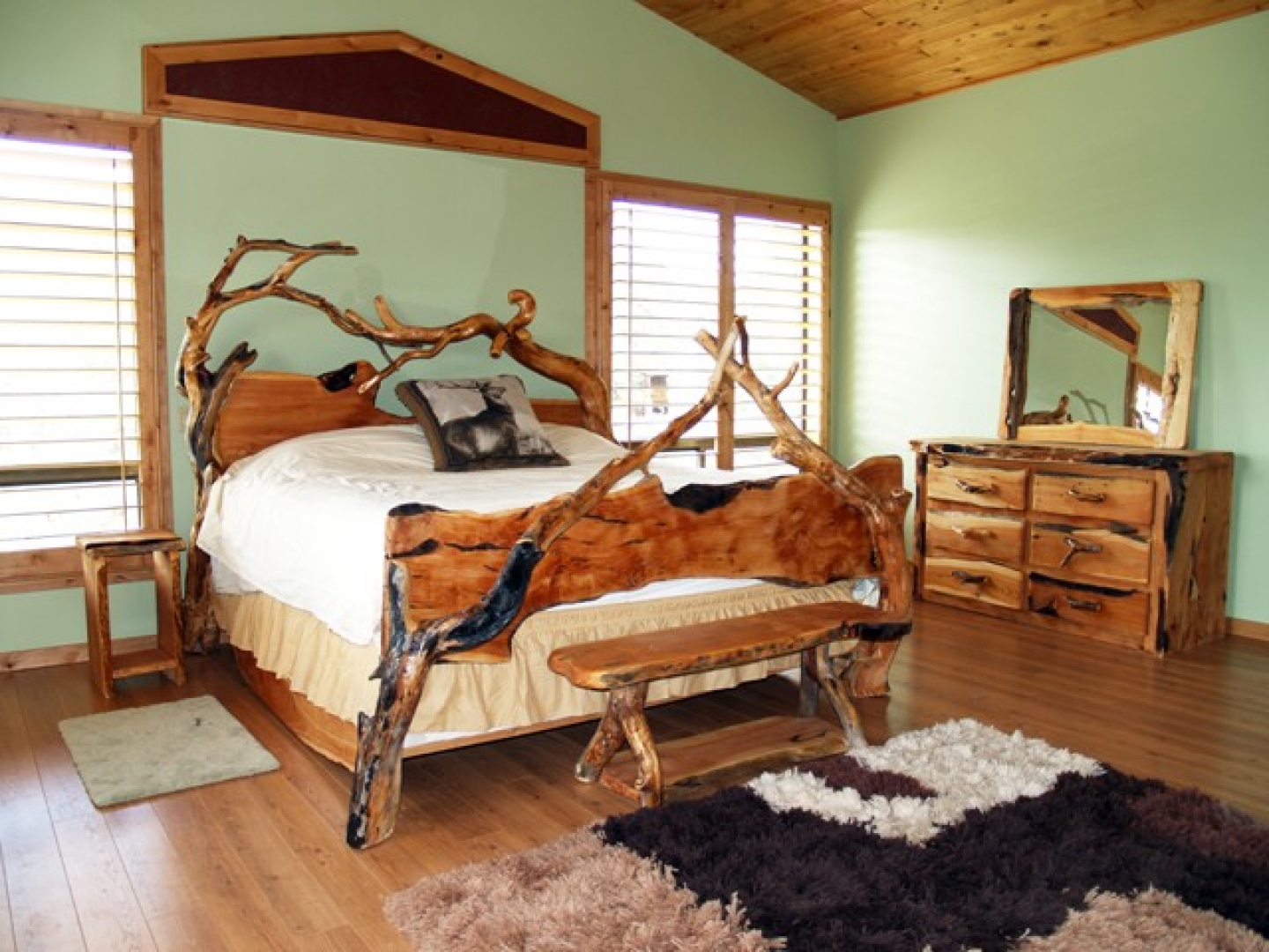 Add Wood Trim To Your Bedding