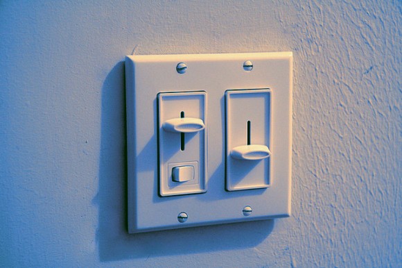 A dimmer switch