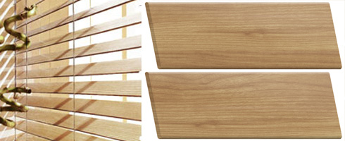 Global Privacy French Oak wooden blind