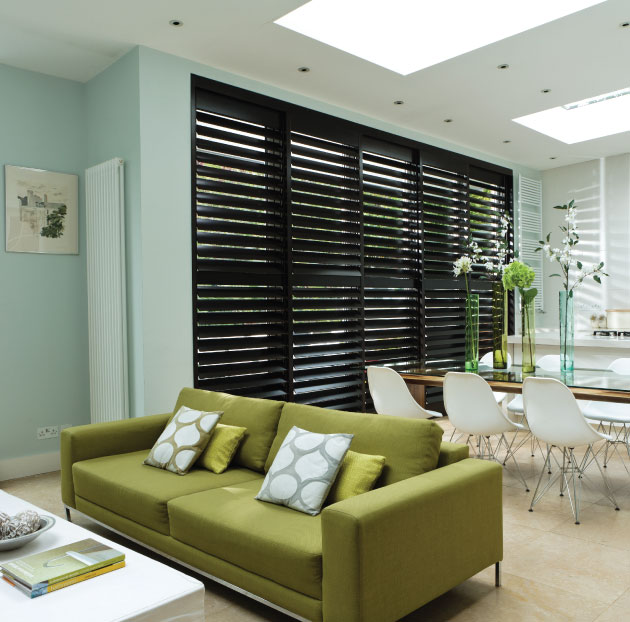 Living Room with Shutters